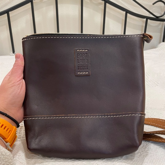 NWOT Portland Leather Goods 100% genuine leather bag - Picture 5 of 5